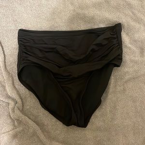 High Waisted Black Bikini Bottoms